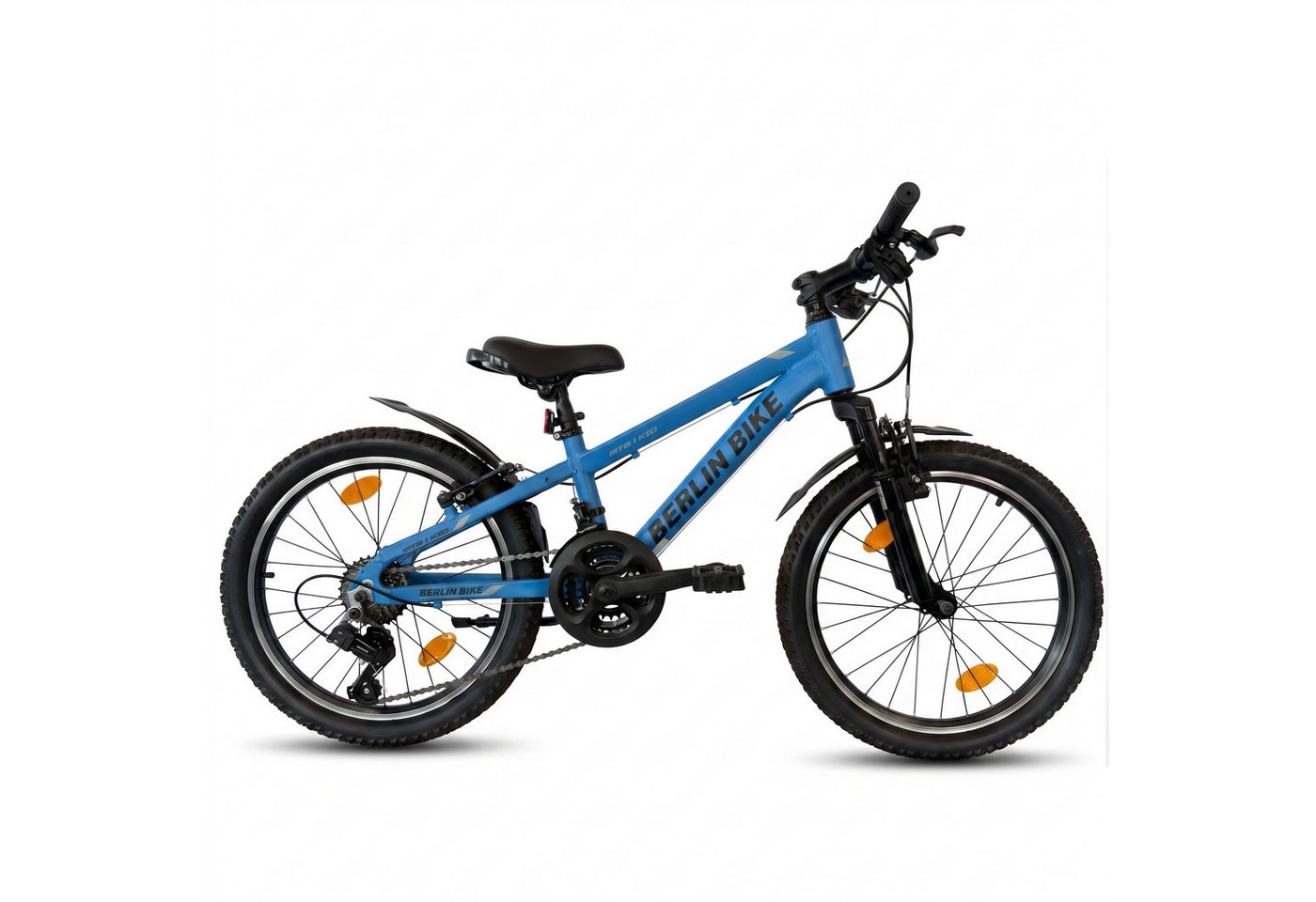 BERLIN BIKE Kinderfahrrad 20 Zoll MTB1 Kid, leichtes Aluminiumrahmen für Mädchen und Jungen, 21 Gang Shimano FD-TZ500/RD-TY200D Schaltwerk, Kettenschaltung, Ideales Geschenk für Kinder Bild 5