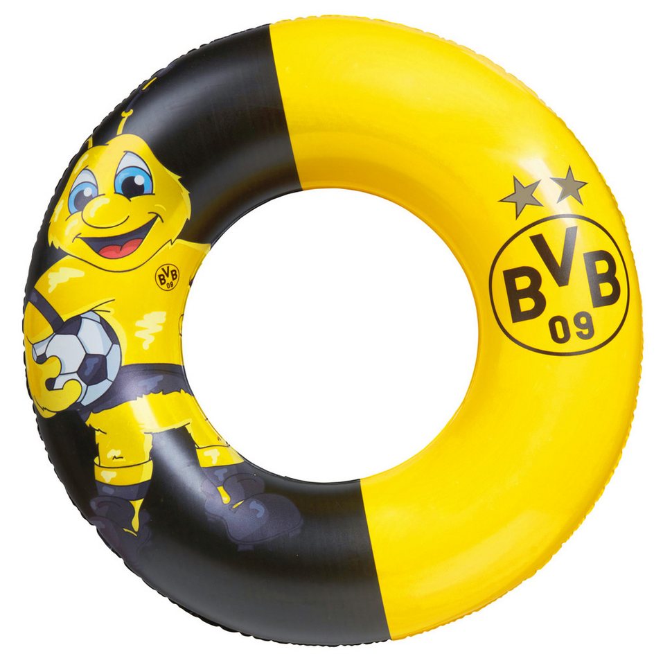 Happy People Luftmatratze BVB 3er Strandset - Wasserball, Schwimmring und Luftmatratze, (3-St) Bild 5