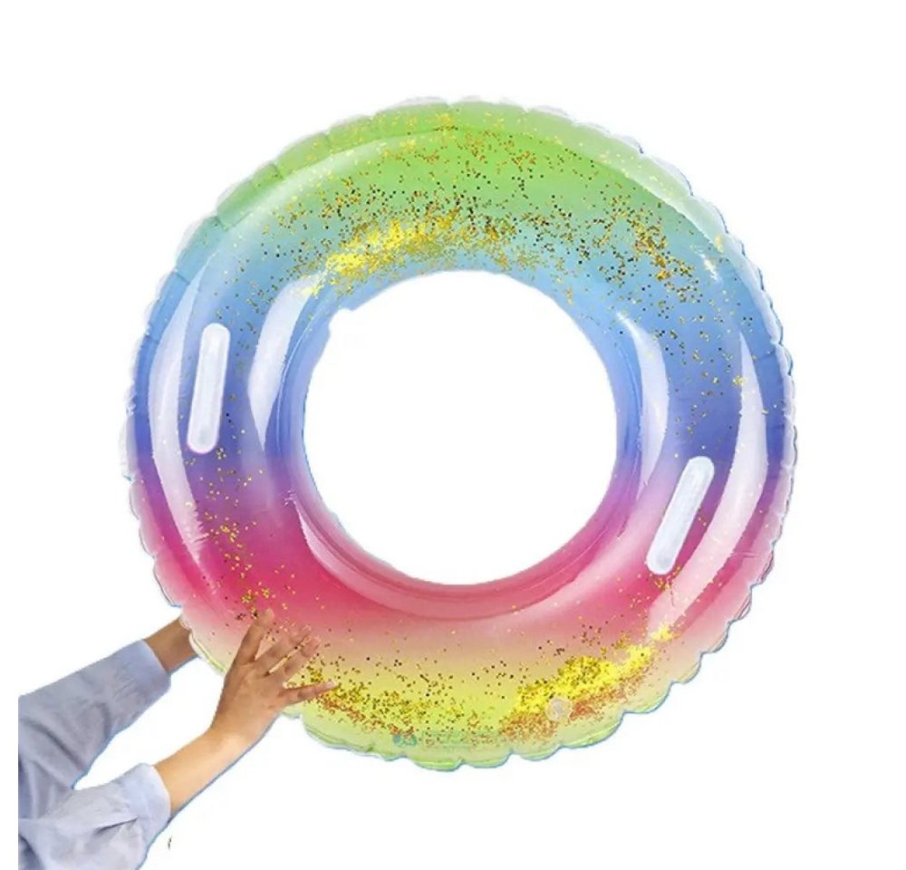 Sport-Knight® Schwimmreifen Premium Schwimmring mit Griffen für Erwachsene 90 cm breit Bild 4