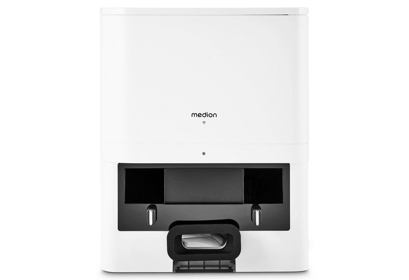 Medion® Saugroboter Zubehör-Set Absaugstation MD12035 für X41, (Packung, 1-tlg., 1 x Absaugstation, 3 x 2 L Staubbeutel), X41