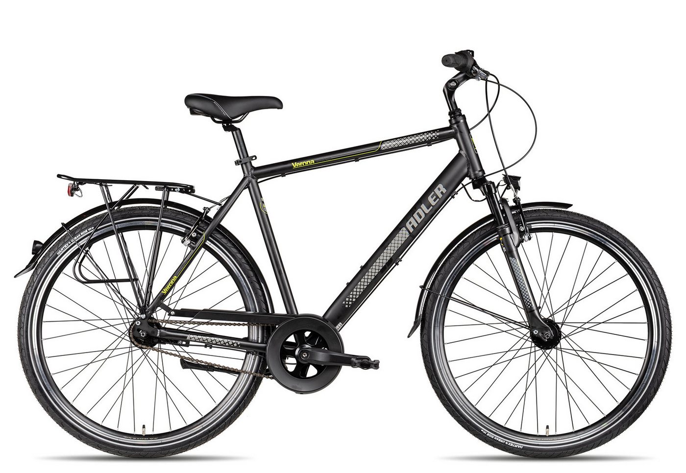 Adler Cityrad Adler Verona NEXUS, 7 Gang Shimano Nexus 7 Rücktritt Schaltwerk, Nabenschaltung Rücktritt, Nabenschaltung Rücktritt schwarz/grau