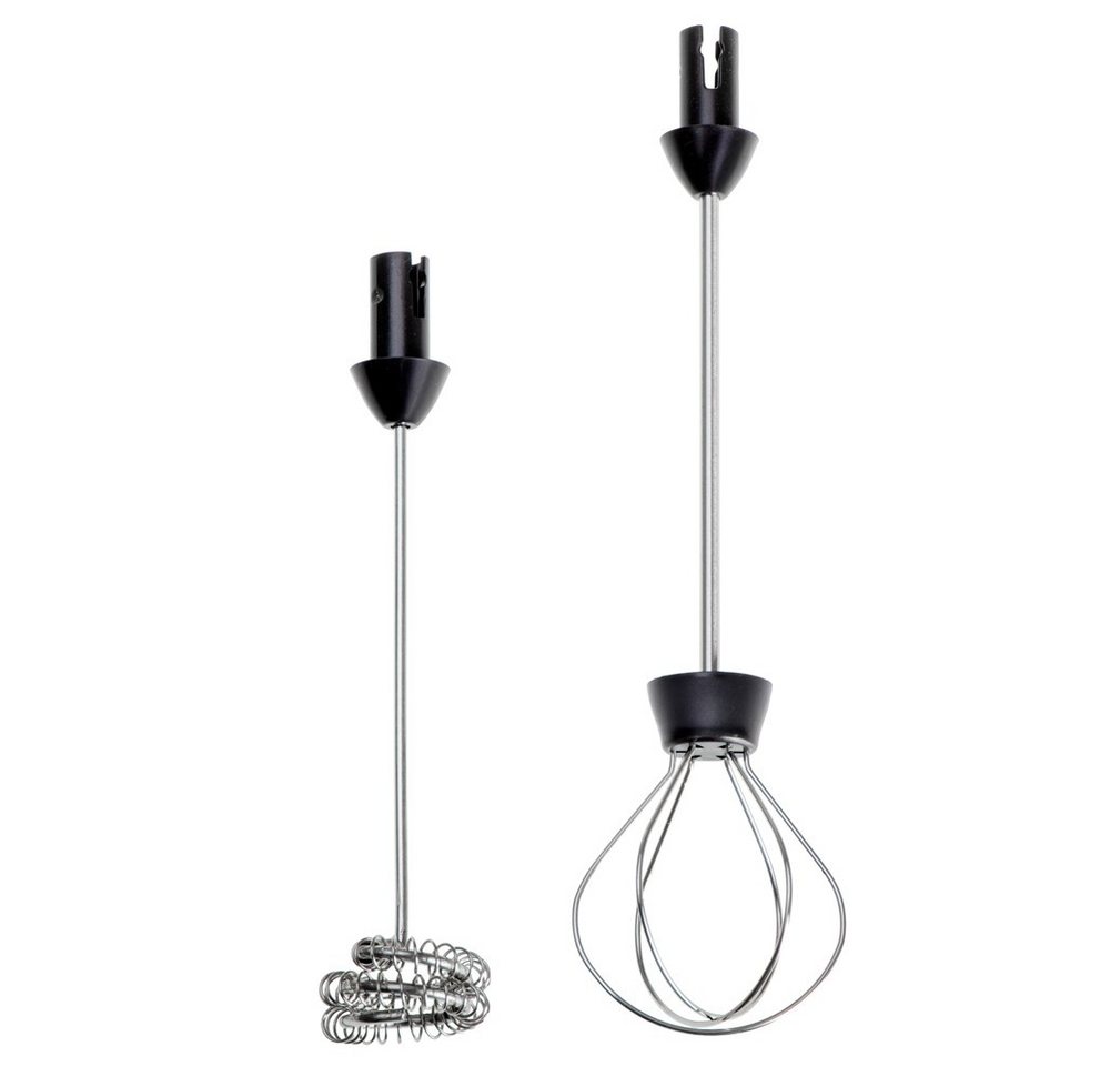 Mesko Milchaufschäumer MS 4535 2-in-1 Handaufschäumer mit Schneebesen, elektrisch, USB-C, Edelstahl, für Milch, Matcha, Kakao Bild 4