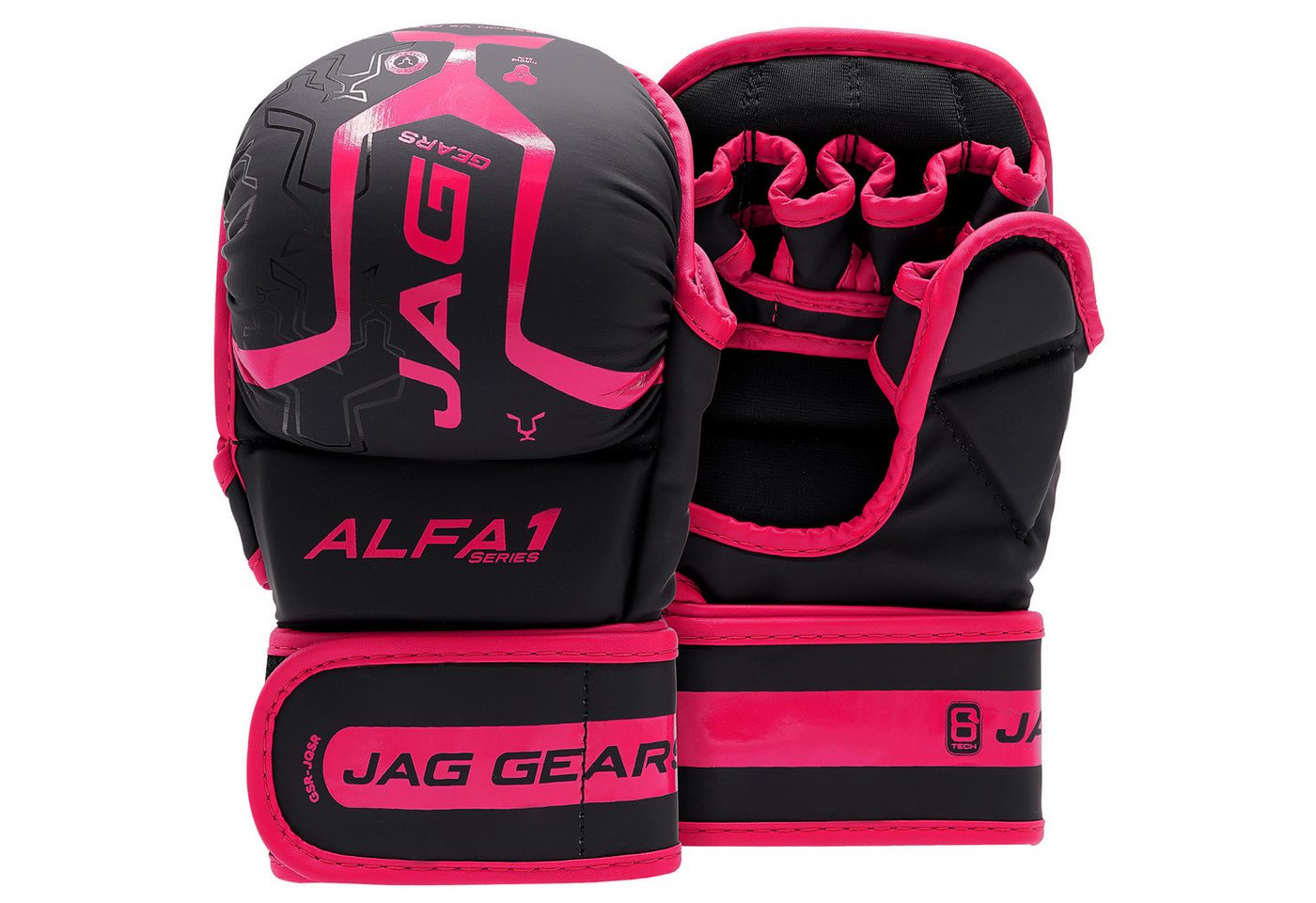 JAG GEARS Boxhandschuhe MMA-Sparringhandschuhe Grappling-Handschuhe Boxtraining und Kampfsport (Set, 1x pair), Open-Palm Design mit High-Density Polsterung & Knöchelschutz Bild 2