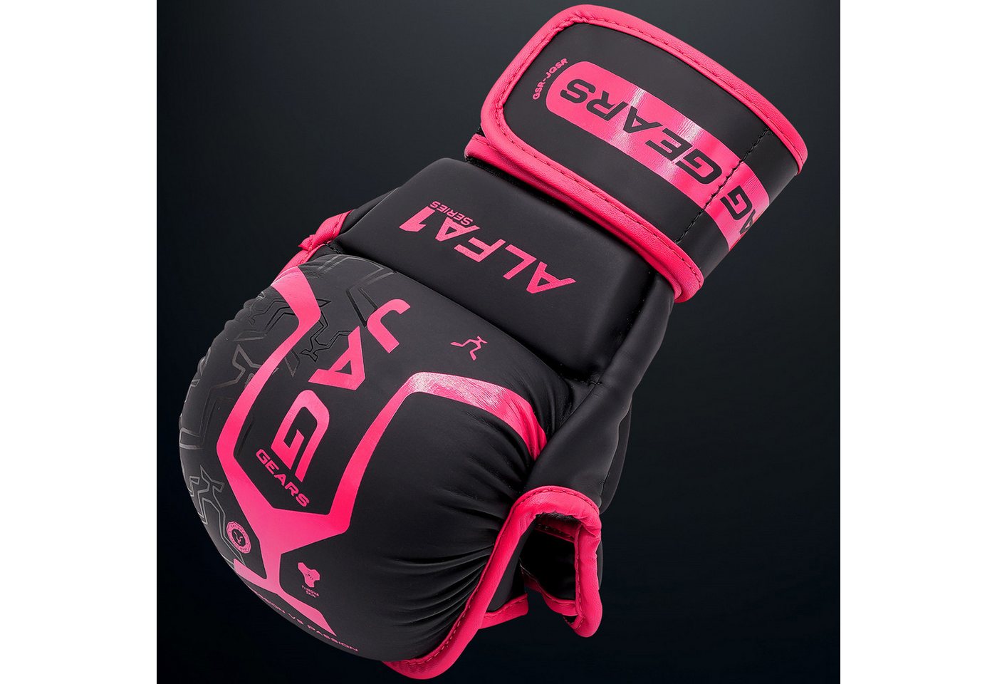 JAG GEARS Boxhandschuhe MMA-Sparringhandschuhe Grappling-Handschuhe Boxtraining und Kampfsport (Set, 1x pair), Open-Palm Design mit High-Density Polsterung & Knöchelschutz Bild 3