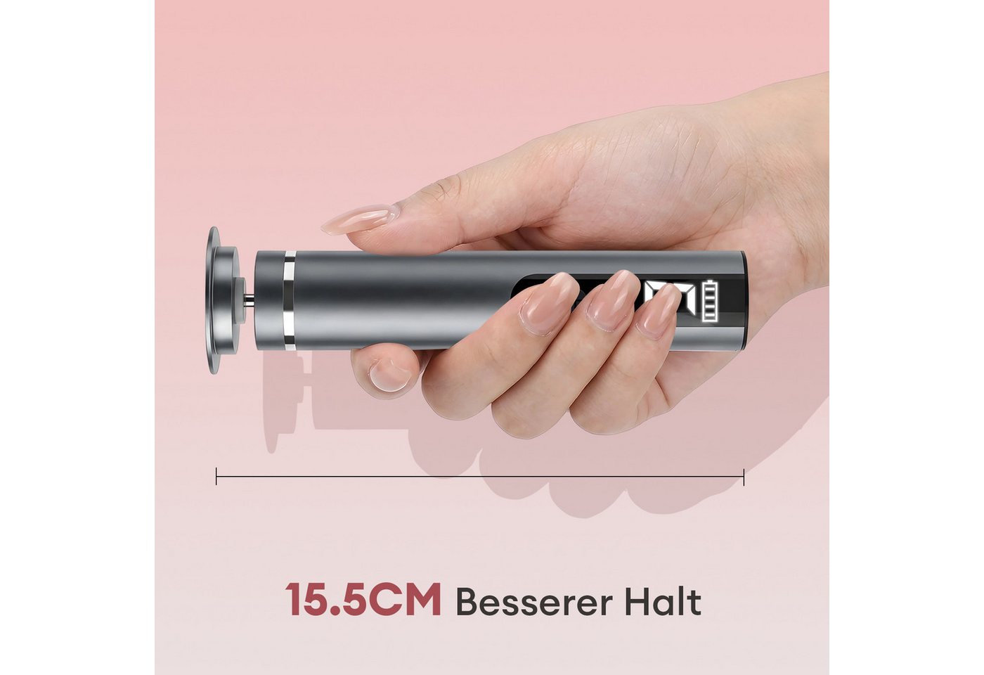 CkeyiN Pro Elektrischer Hornhautentferner 2 in 1,Hornhautentferner Elektrisch/Nagelfeile,Pediküre-Set, 9 Geschwindigkeit,mit Schleifpapier,Wiederaufladbarer, für Tote, Harte, Rissige Haut