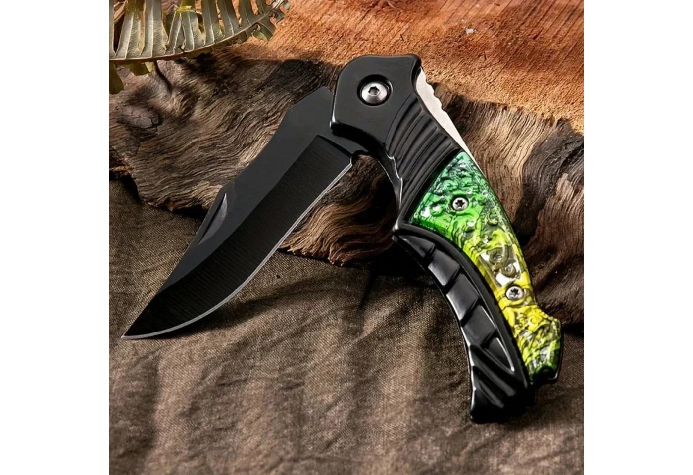 Foxter Taschenmesser Klappmesser Taschenmesser Outdoor 16 cm Clip, (Kompaktes Klappmesser Taschenmesser mit Gürtelclip Set, Klappmesser mit Edelstahlklinge und Gürtelclip für Outdoor), Edelstahlklinge, Klappfunktion, Gürtelclip, kompakte Bauweise