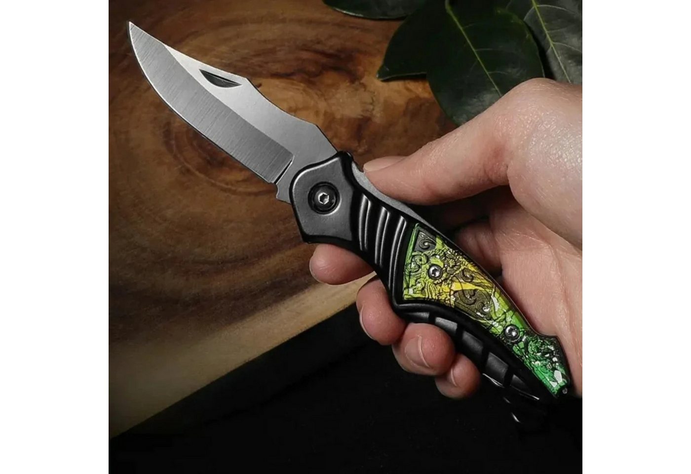 Foxter Taschenmesser Klappmesser Taschenmesser Outdoor 16 cm Clip, (Kompaktes Klappmesser Taschenmesser mit Gürtelclip Set, Klappmesser mit Edelstahlklinge und Gürtelclip für Outdoor), Edelstahlklinge, Klappfunktion, Gürtelclip, kompakte Bauweise Bild 4