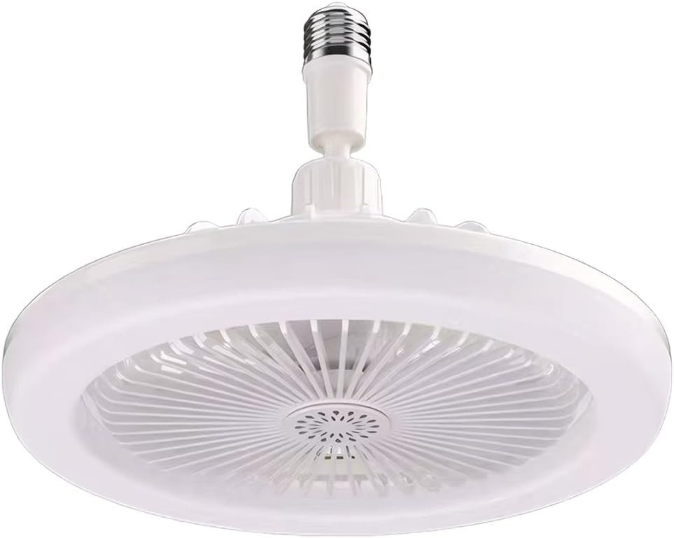 FELIXLEO Akku-Standventilator Aromatherapie Deckenventilator mit Licht Fernbedienung Weiß Bild 4