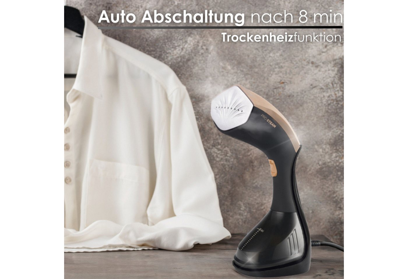 Zilan Dampfbürste ZLN-4254, 1500 W, Kontinuierlicher Dampf,LED-Bildschirmanzeige,Automatische Abschaltung Bild 3
