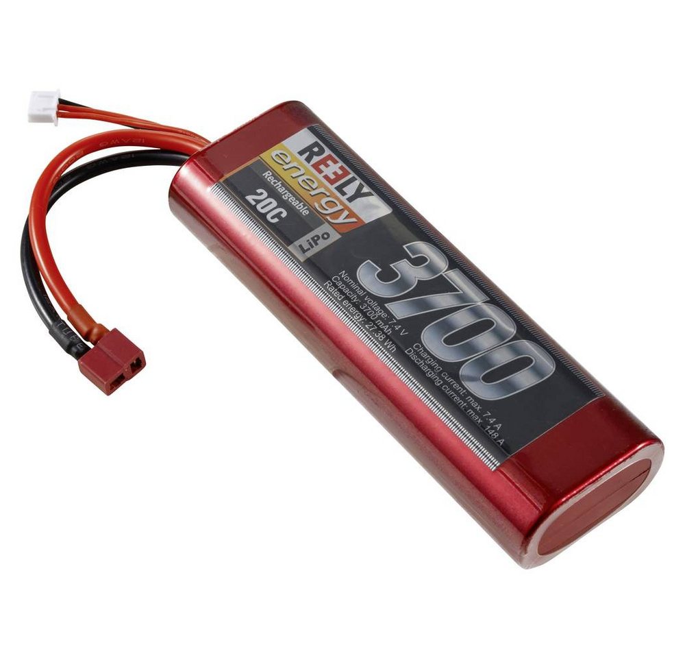 Reely Modellbau-Akkupack (LiPo) 7.4 V 3700 mAh Zellen-Zahl: 2 20 C Akku Bild 3