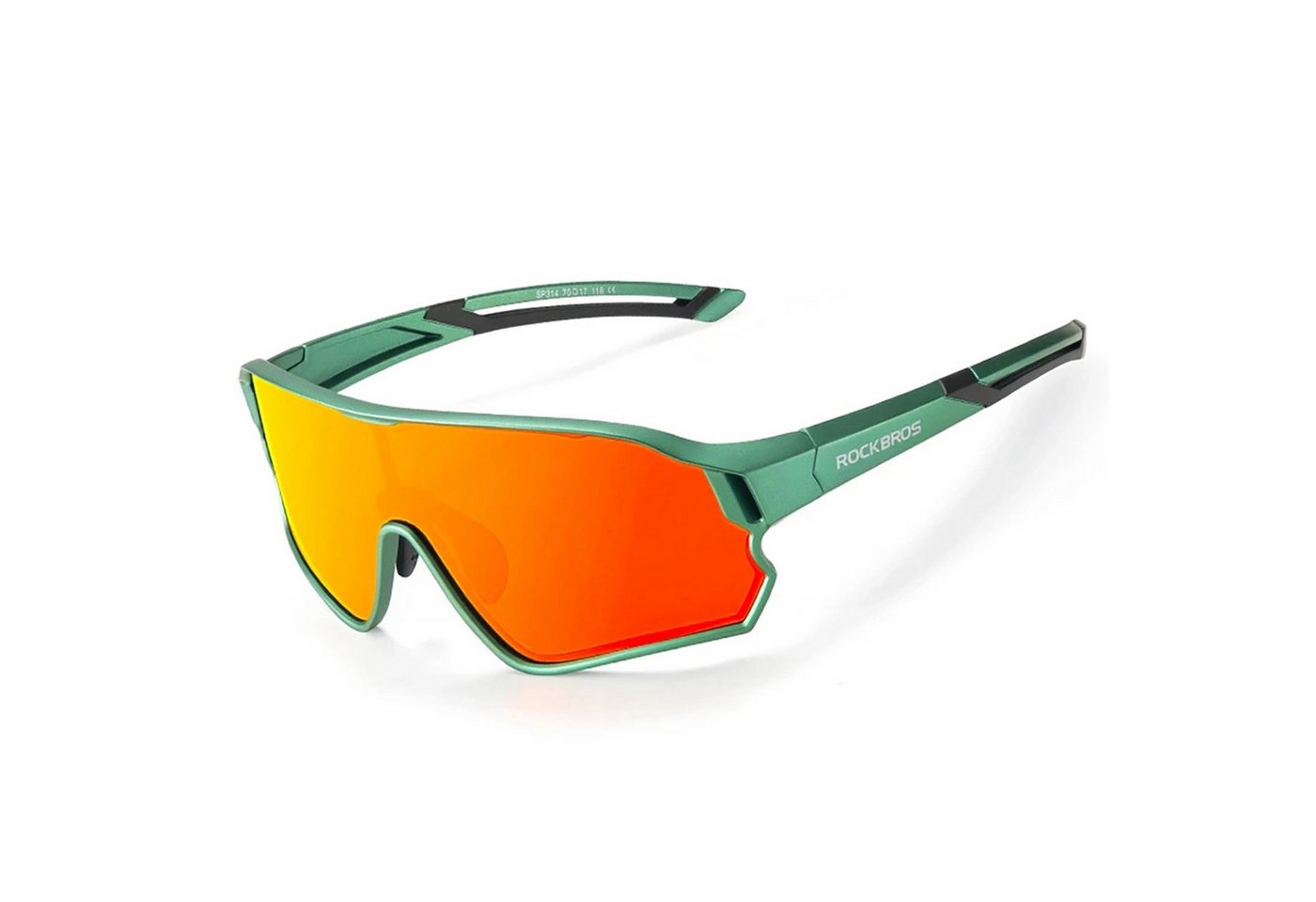 ROCKBROS Fahrradbrille Polarisierte Fahrradbrille für Kinder von 8–14 Jahren mit UV400-Filter
