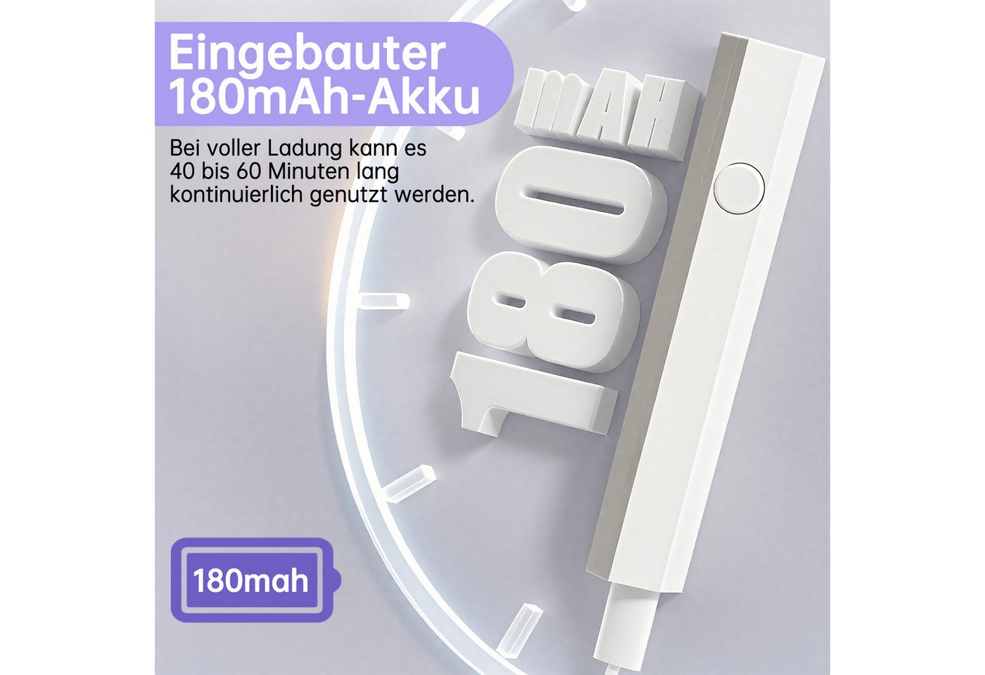 inschimmer Lichthärtungsgerät UV Lampe für Gelnägel Wiederaufladbar Mini UV Lampe Nägel für Anfänger Bild 2