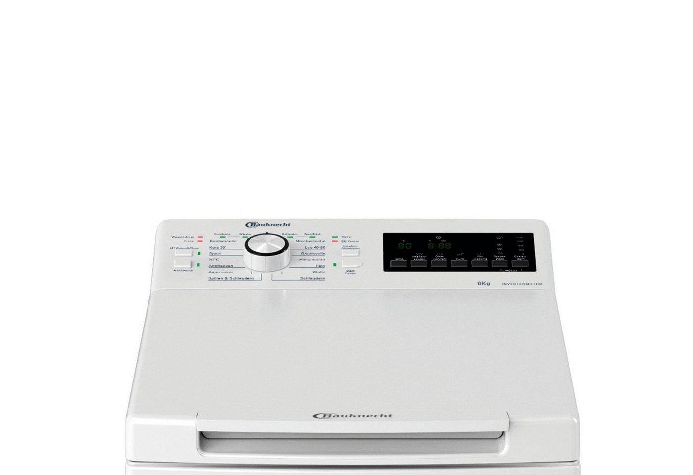 BAUKNECHT Waschmaschine Toplader WMT BK 1266 B, 6 kg, 1200 U/min, FreshFinish, 15° Green&Clean, Mehrfachwasserschutz+, SoftOpening Bild 5