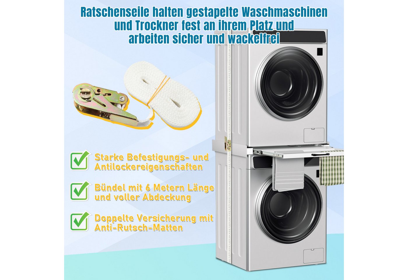 Clanmacy Zwischenbaurahmen Verbindungsrahmen mit Ausziehplatte zubehör Max. 30 kg Weiß Bild 2