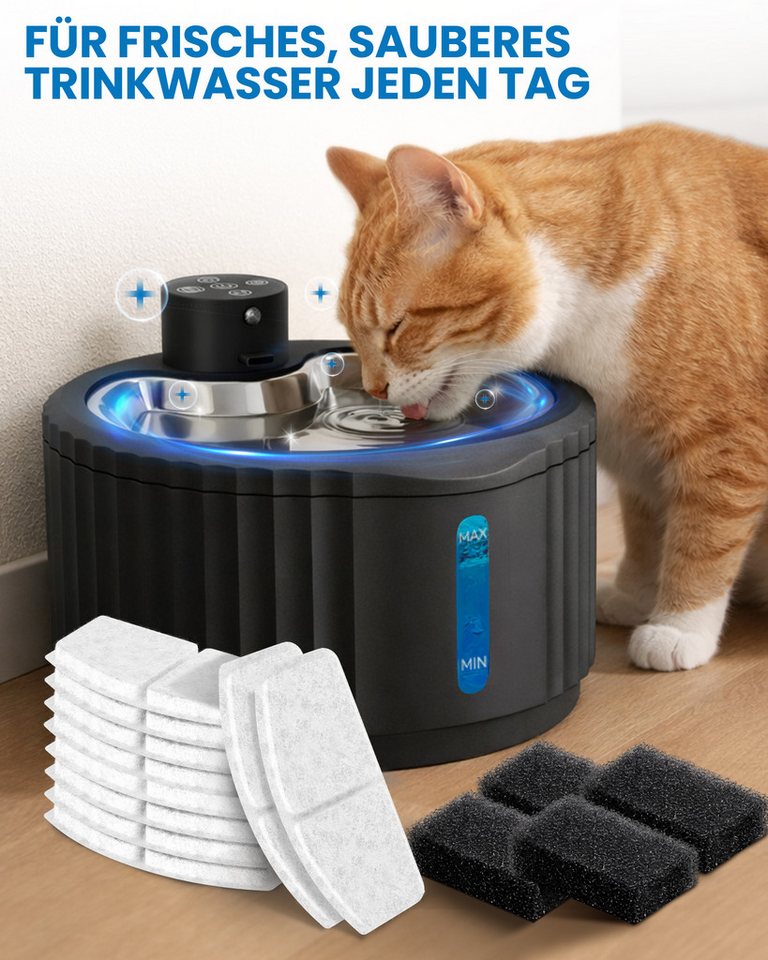 Miaura Wasserfilter für Katzentrinkbrunnen, Zubehör für Miaura, 10er Set Bild 5