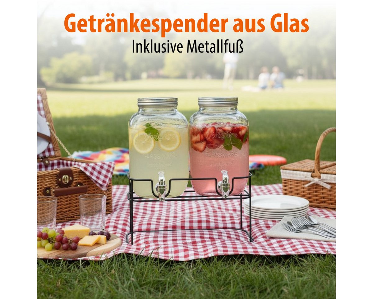 CUISINE ELEGANCE Getränkespender Cuisine Elegance DoppelSpender 2x 4L