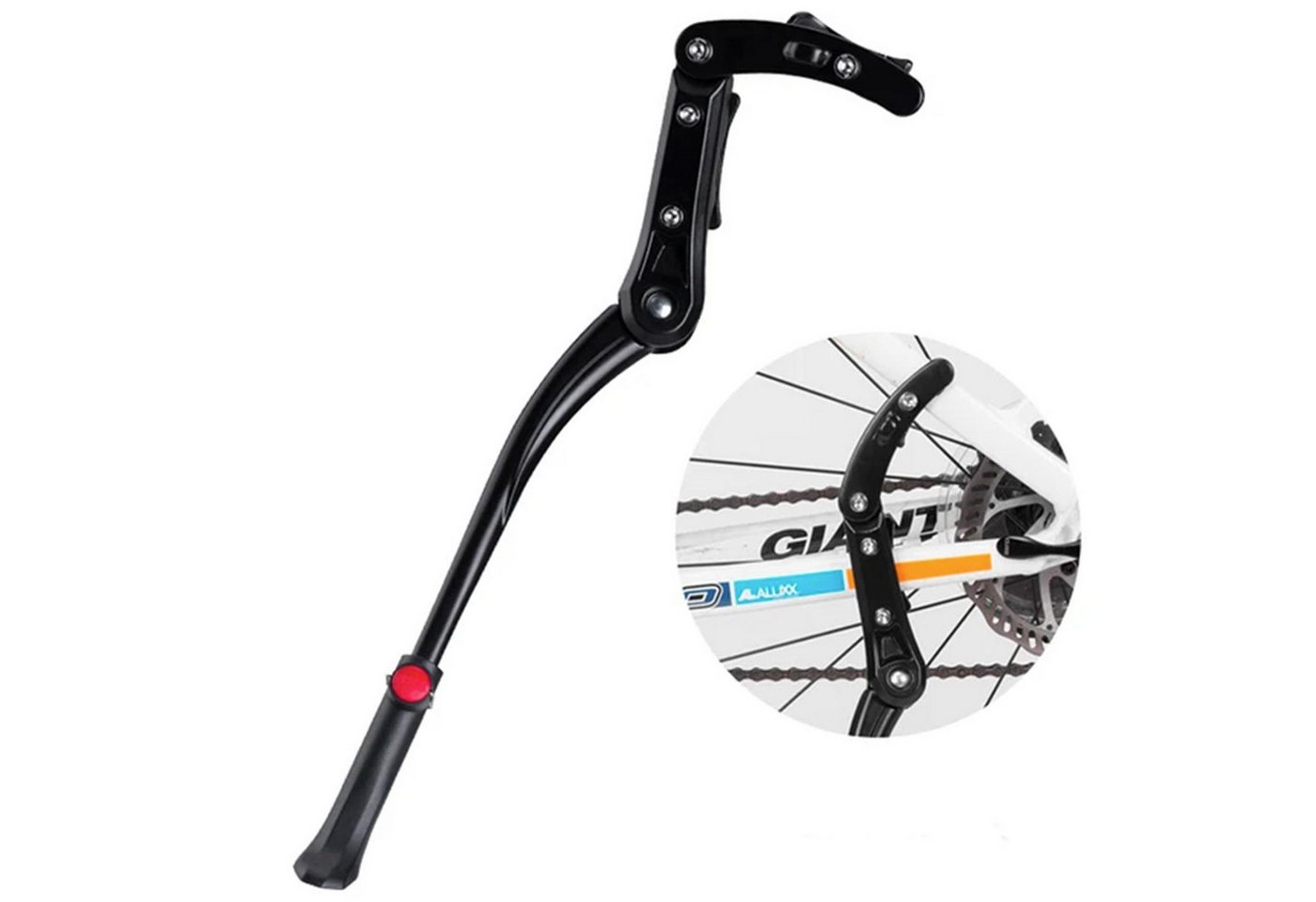 ROCKBROS Fahrradständer JC1005BK, Fahrrad Ständer Seitenständer Verstellbar Universal MTB City Trekking Bild 3