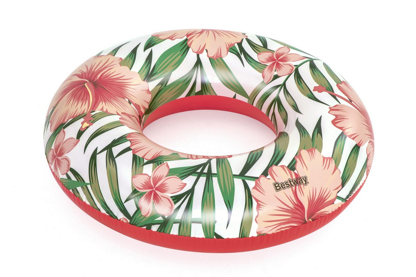 BESTWAY Schwimmring Bestway 36237 - Schwimmring Aloha mit Tropical Palms - Ø 119 cm - Rosa