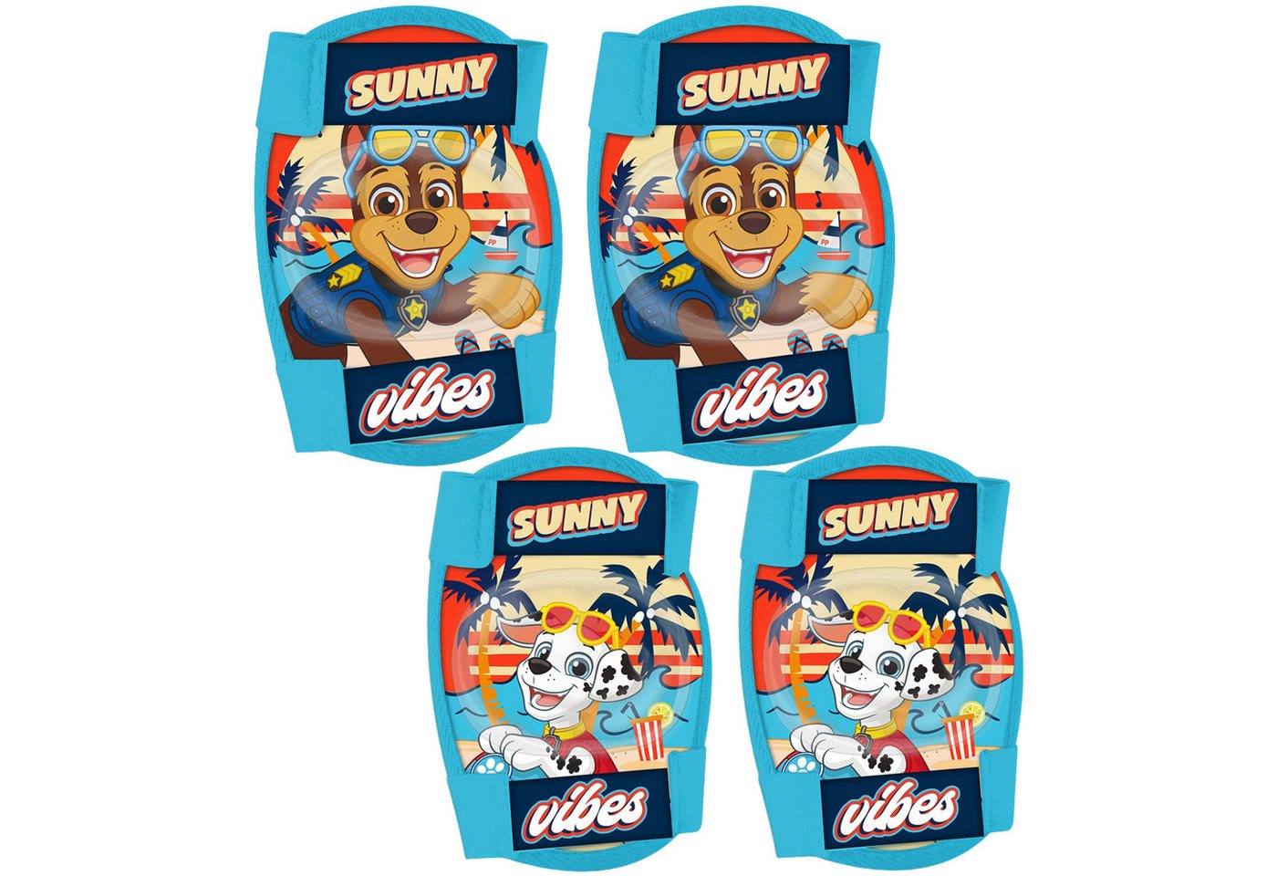 Sarcia.eu Knieschutz Paw Patrol Chase & Marshall Knie- und Ellbogenschützer Kinder Bild 2