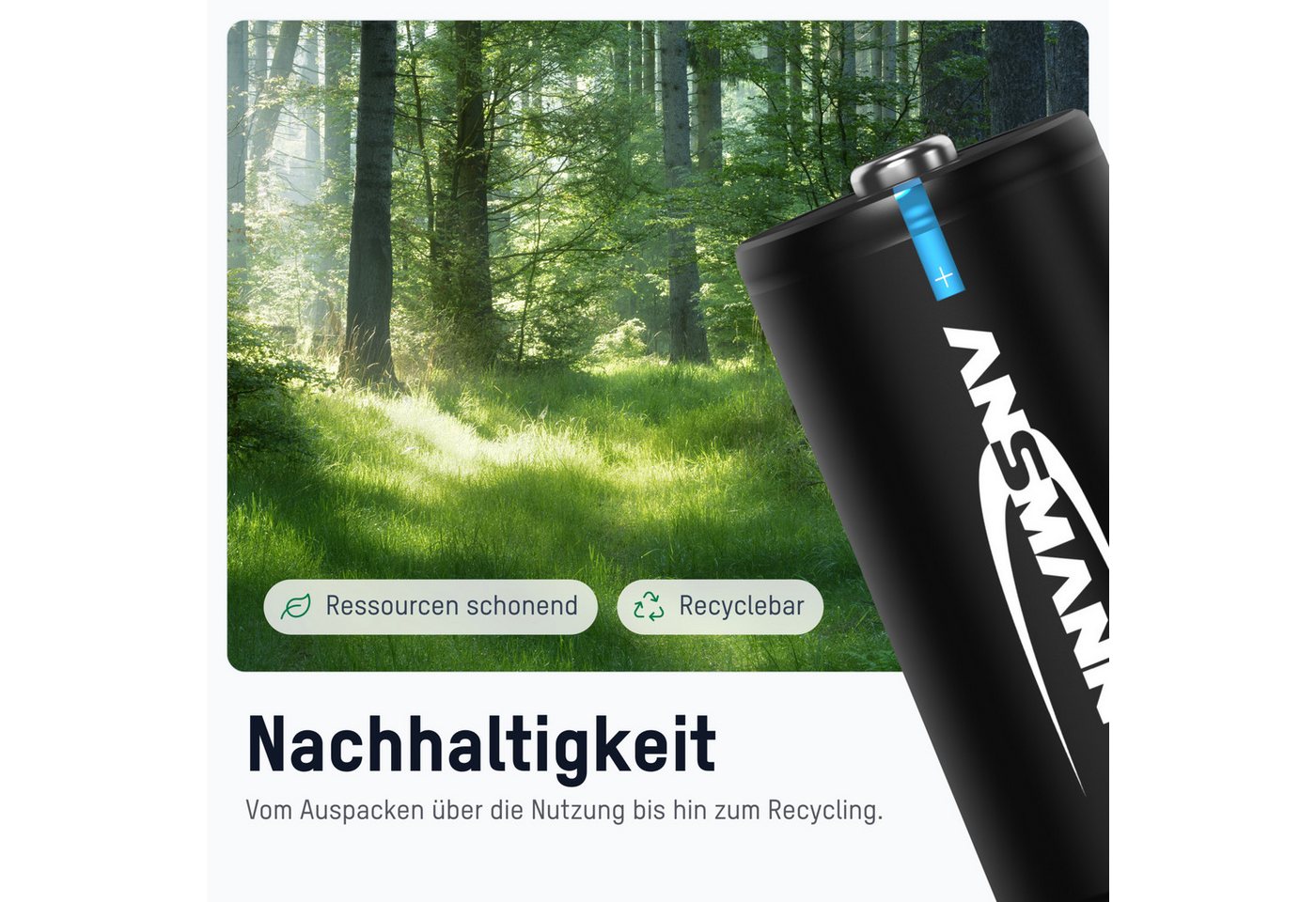 ANSMANN AG Akku Baby C, 4500 mAh 1,2V, 2 Stück, geringe Selbstentladung Akku 4500 mAh (1.2 V) Bild 4