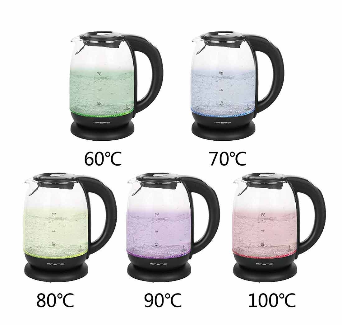 Emerio Wasserkocher WK-119255 mit Temperaturwahl, 2200 W Bild 4