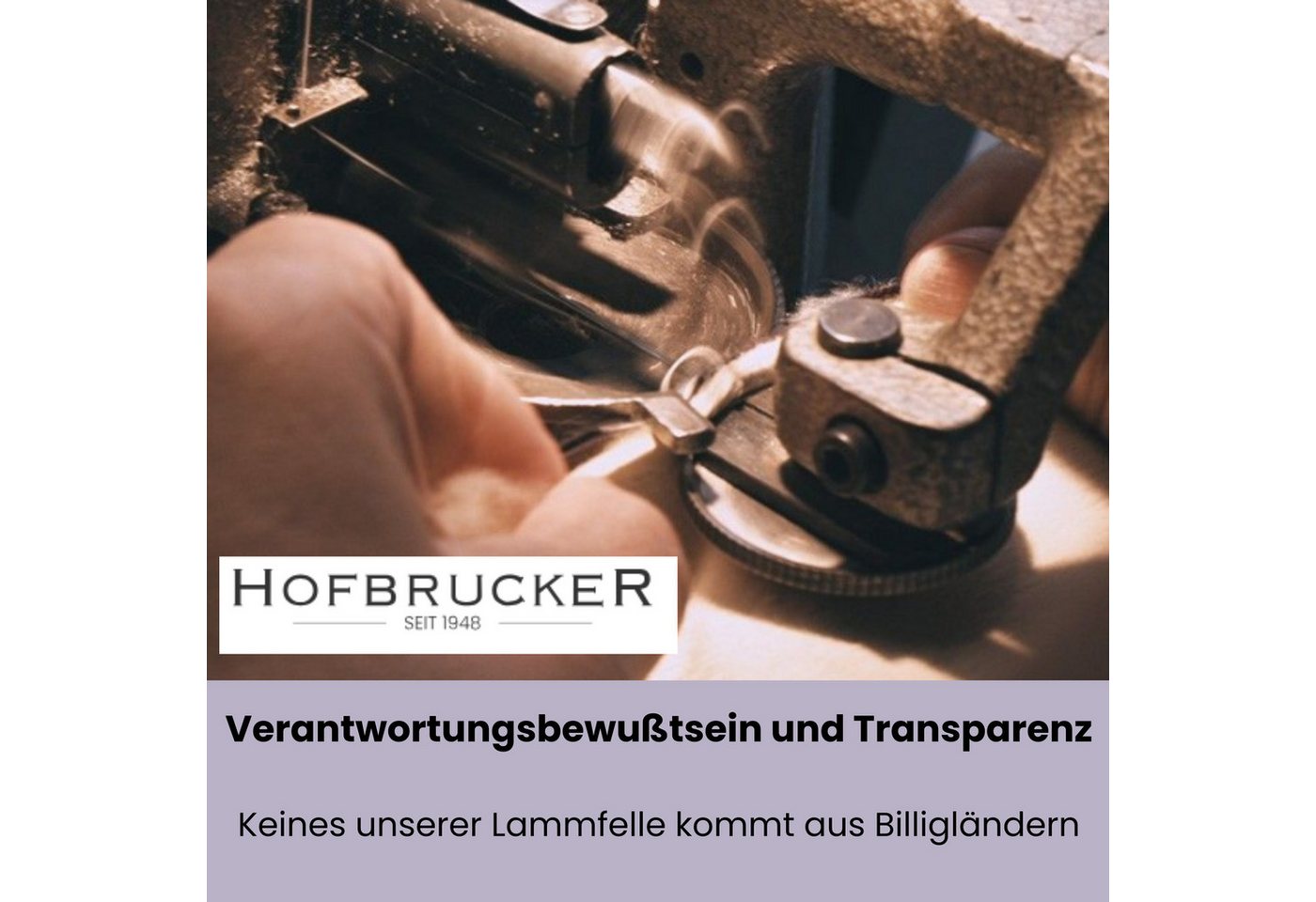 Hofbrucker seit 1948 Fußsack Lammfell-Fußsack Eskimo für Babyschale, Kinderwagen und Buggy, warmer Winterfußsack mit echtem Lammfell wasserabweisend mit mittigem Bild 5