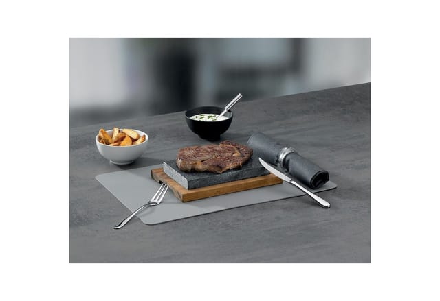 kela Raclette Country, Brett aus Akazienholz, Granitstein bis zu 350°C erhitzbar