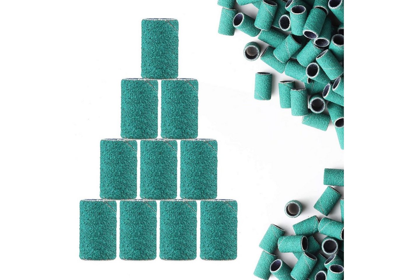 JCMaster Maniküre-Pediküre-Set, 100x Nagelfräser Nagelschleifer Schleifhülse Bild 3