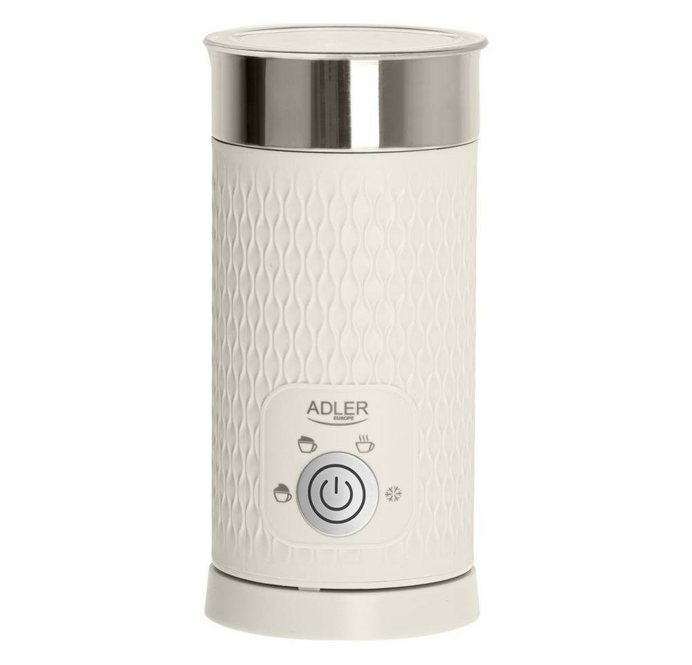 Adler Milchaufschäumer AD 4495, 500,00 W, Aufschäumen und Erhitzen beige Antihaftbeschichtung Bild 2