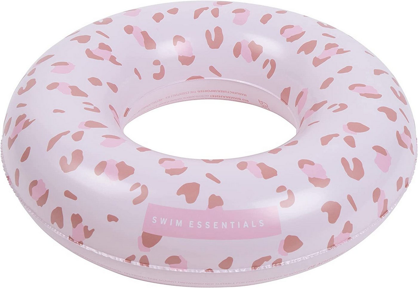 Swim Essentials Schwimmring Schwimmring 90 cm Alt Pink Leopard, Schwimmreifen Reifen Ring Bild 2