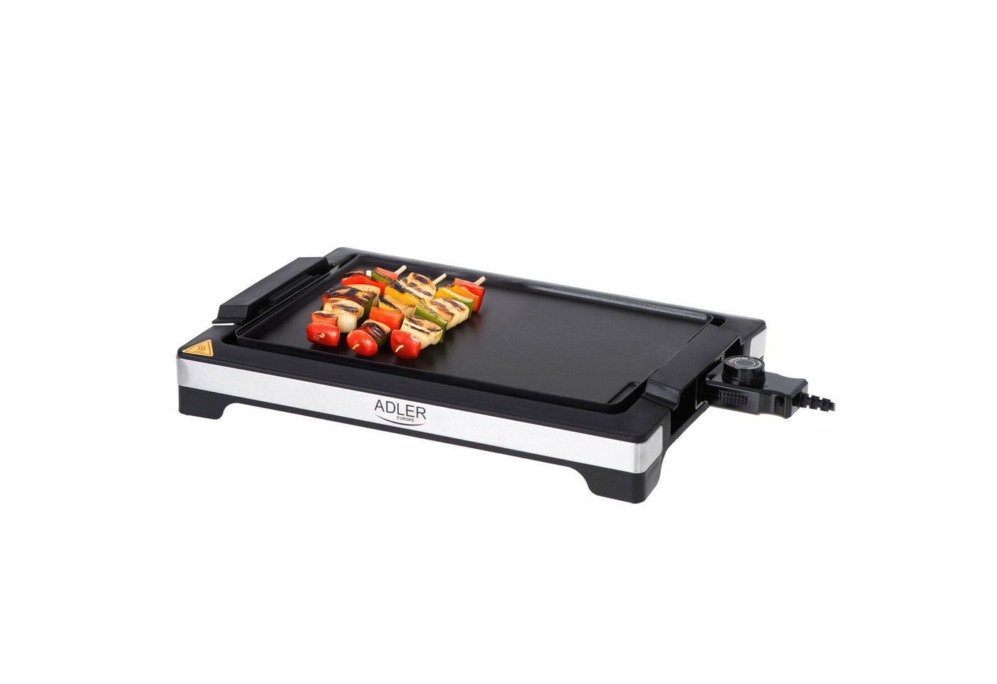 Adler Tischgrill Tischgrill Elektrogrill Grillplatte Party Grill Antihaft 300W Adler, 2000 W Bild 2