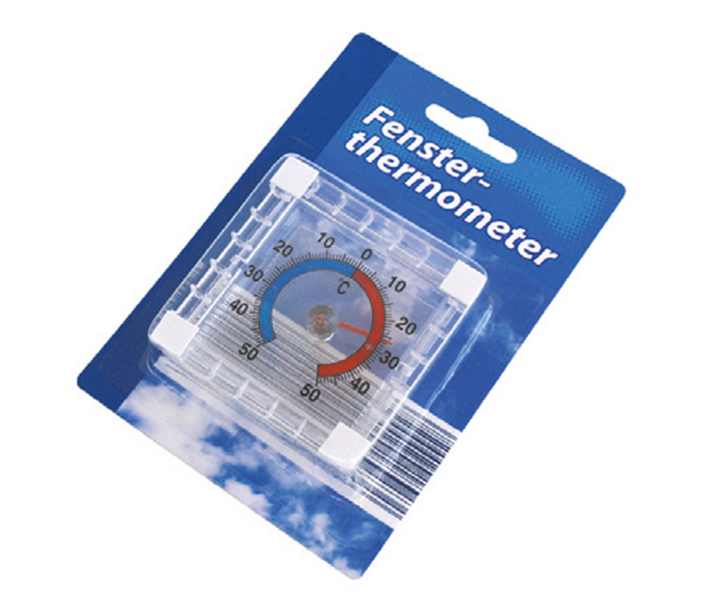 Raumthermometer Fensterthermometer Außen Transparent 1 Stück, Stück 1-tlg., Fenterthermometer, Außenthermometer Temperaturanzeiger Wetteranzeiger Temperaturmesser