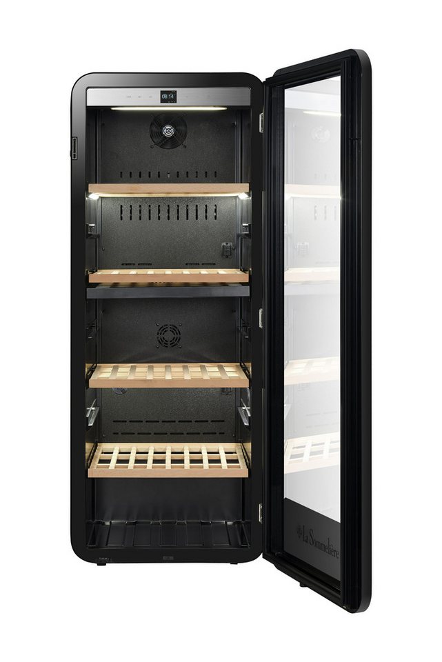 La Sommelière Weinkühlschrank APOGEE190DZN, für 181 Standardflaschen á 0,75l,2 Zonen, Aktivkohlefilter, LED-Beleuchtung, SMART