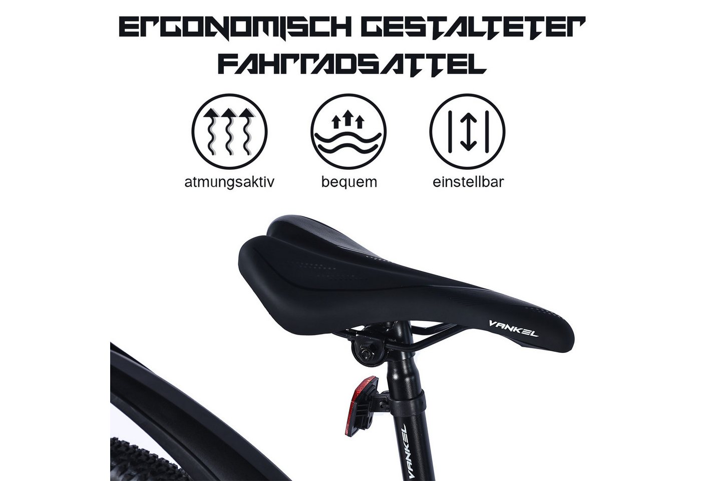 Vankel Mountainbike 29″ MTB für 21 Gänge, Shimano Schaltung & Scheibenbremsen, Shimano Shimano Tourney RD-TZ50 Schaltwerk Bild 3