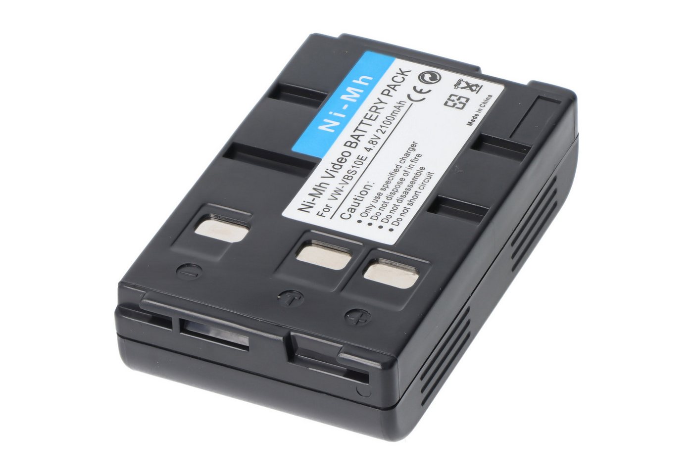 AccuCell AccuCell Akku passend für Panasonic VW-VBS10E, HHR-V211, P-V211, P-V2 Akku 2100 mAh (4,8 V) Bild 2
