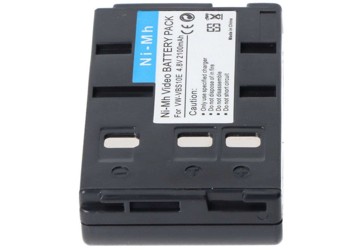 AccuCell AccuCell Akku passend für Panasonic VW-VBS10E, HHR-V211, P-V211, P-V2 Akku 2100 mAh (4,8 V) Bild 4