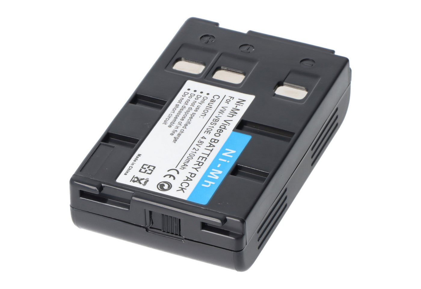 AccuCell AccuCell Akku passend für Panasonic VW-VBS10E, HHR-V211, P-V211, P-V2 Akku 2100 mAh (4,8 V) Bild 5