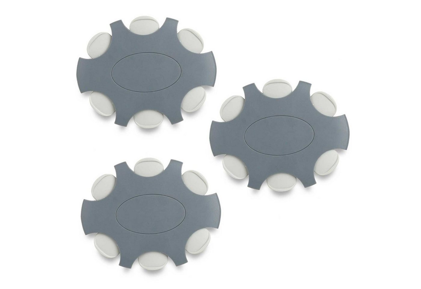 Reinigungskartusche JB White 18 Stück ProWax Cerumenfilter für Hörgerä, Zubehör für Die Filter passen zu vielen Hörgeräten von Oticon, Bernafon und Auditio, 18 Stück ProWax Cerumenfilter für Hörgeräte geeignet für Oticon- und Bernafon-Lautsprecher, 3x Spender-Disk mit 6 Werkzeugen und 6 Filtern, grau Bild 2