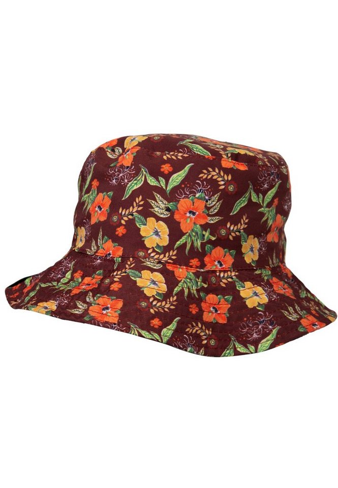 KingKerosin Fischerhut Hibiscus mit Wendefunktion