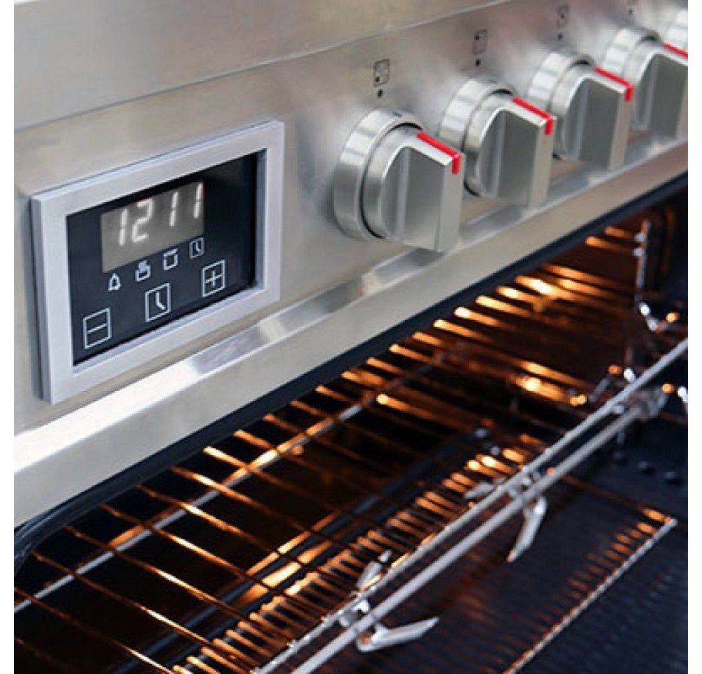 Kaiser Küchengeräte Gas-Standherd HGE 93505 R+AT 9455 N ECO, Gas Elektro Standherd 90 cm/ nkl. Grillplatte+Dunstabzugshaube 90 cm Bild 2
