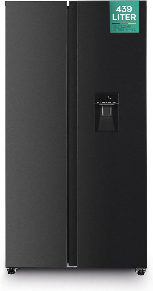 Heinrich´s Kühl-/Gefrierkombination HSBS 3098 SIX, 170 cm hoch, 91 cm breit, Side-by-Side Kühlschrank 439L Gesamtvolumen 151L Gefriervolumen Bild 5