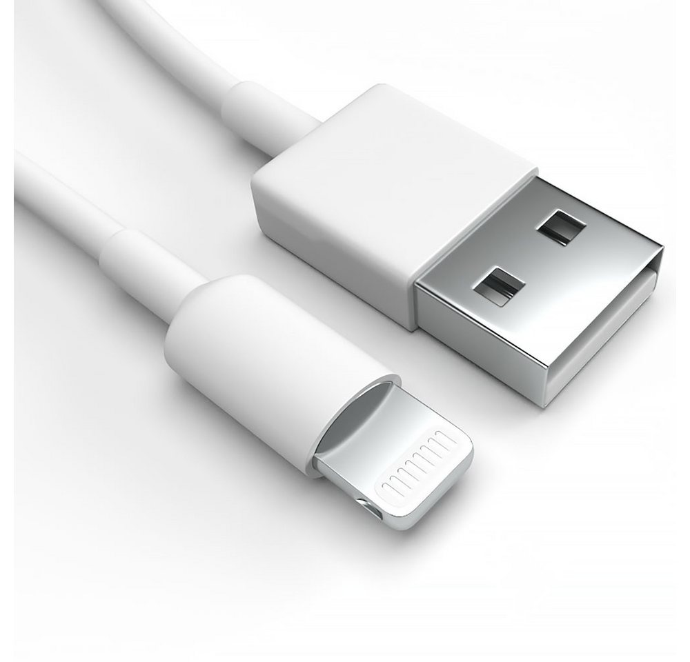 Justcom Apple iPhone 13 Pro USB-Kabel, Lightning, USB-A (100 cm), Schnellladekabel, Datenkabel, Handy, Tablet Bild 4