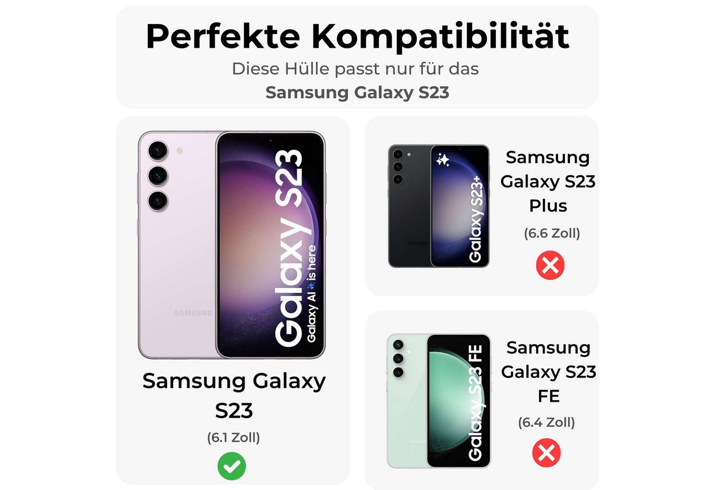 betterfon Handykette für Samsung Galaxy Modelle Hülle mit Band & Kordel Stoßfest, Hände frei – mit Silikonhülle & Schnur für flexiblen Alltag