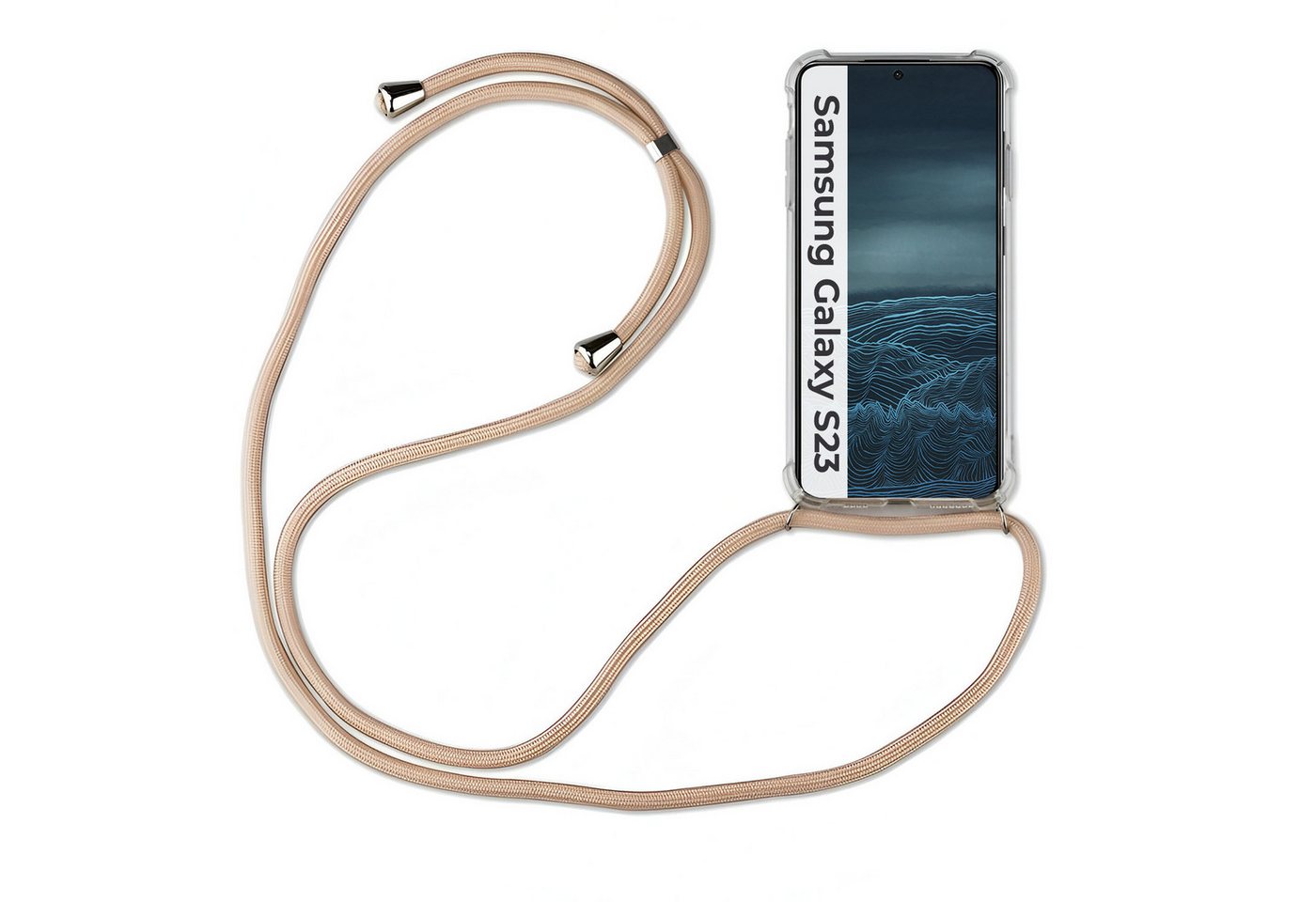 betterfon Handykette für Samsung Galaxy Modelle Hülle mit Band & Kordel Stoßfest, Hände frei – mit Silikonhülle & Schnur für flexiblen Alltag Bild 4
