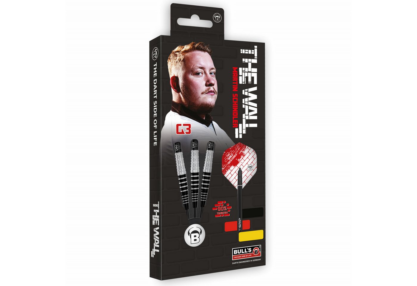 BULL'S Dartpfeil Martin Schindler Generation 3 Steeldart 23g, Pro Dartpfeil Steel Dart Darts Bild 2