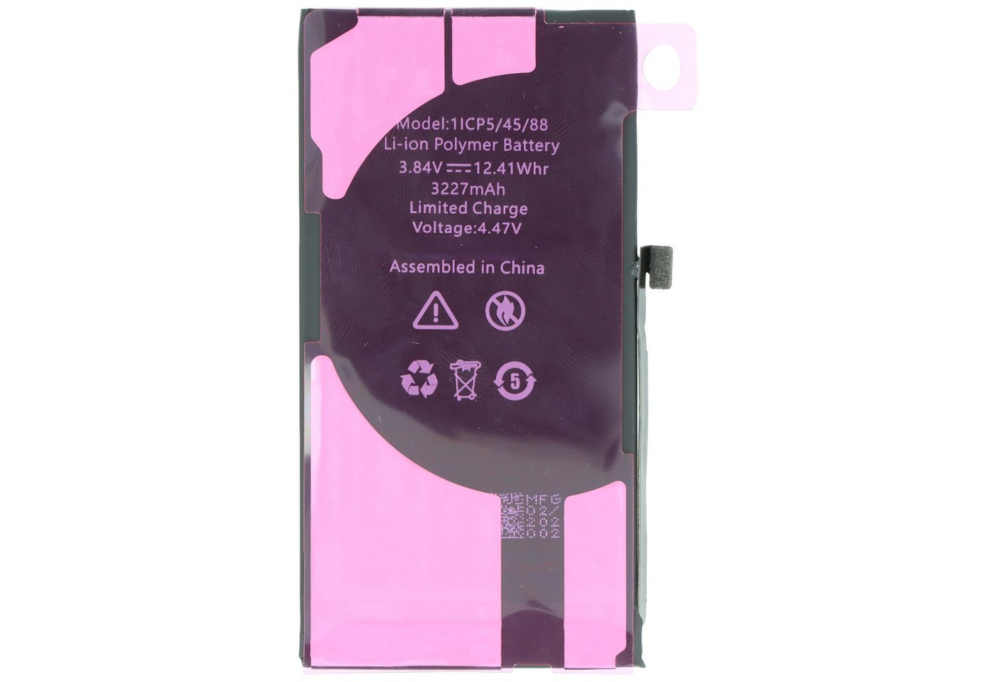 AccuCell Akku passend für Apple iPhone 13, Li-Polymer, 3,84V, 3227mAh, 12,4Wh, Akku 3227 mAh (3,8 V) Bild 2