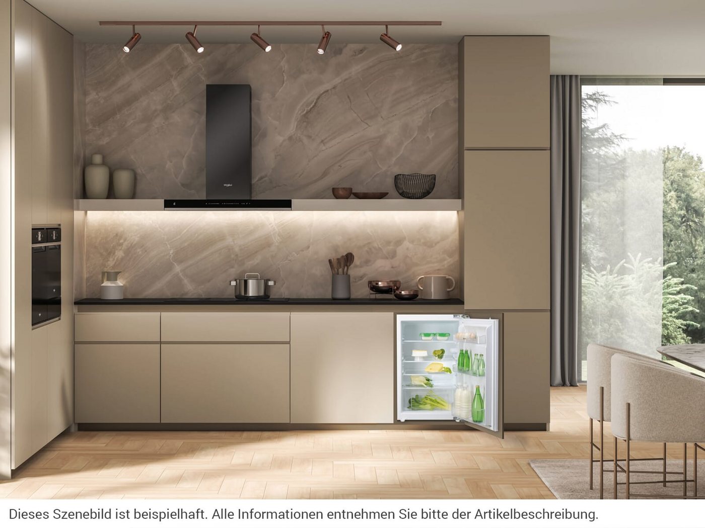 BAUKNECHT Einbaukühlschrank KSI9VS2E, 0.0 cm hoch, integrierbar