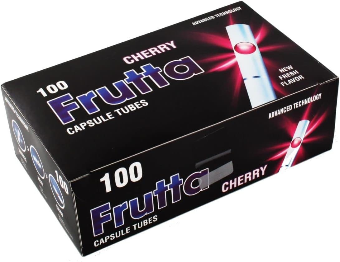 meytrade Filter-Set 500 Stück FRUTTA Click Hülsen Cherry Filterhülsen mit Aromakapsel, 500 Filterhülsen mit Cherry Geschmack