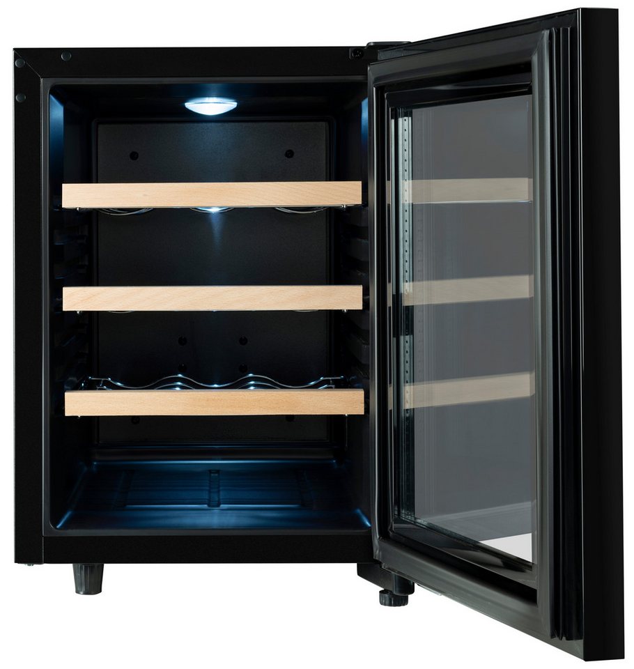 CLIMADIFF Weintemperierschrank CUVEE12, für 12 Standardflaschen á 0,75l,Ultra-Leise, sehr kompakt Bild 2