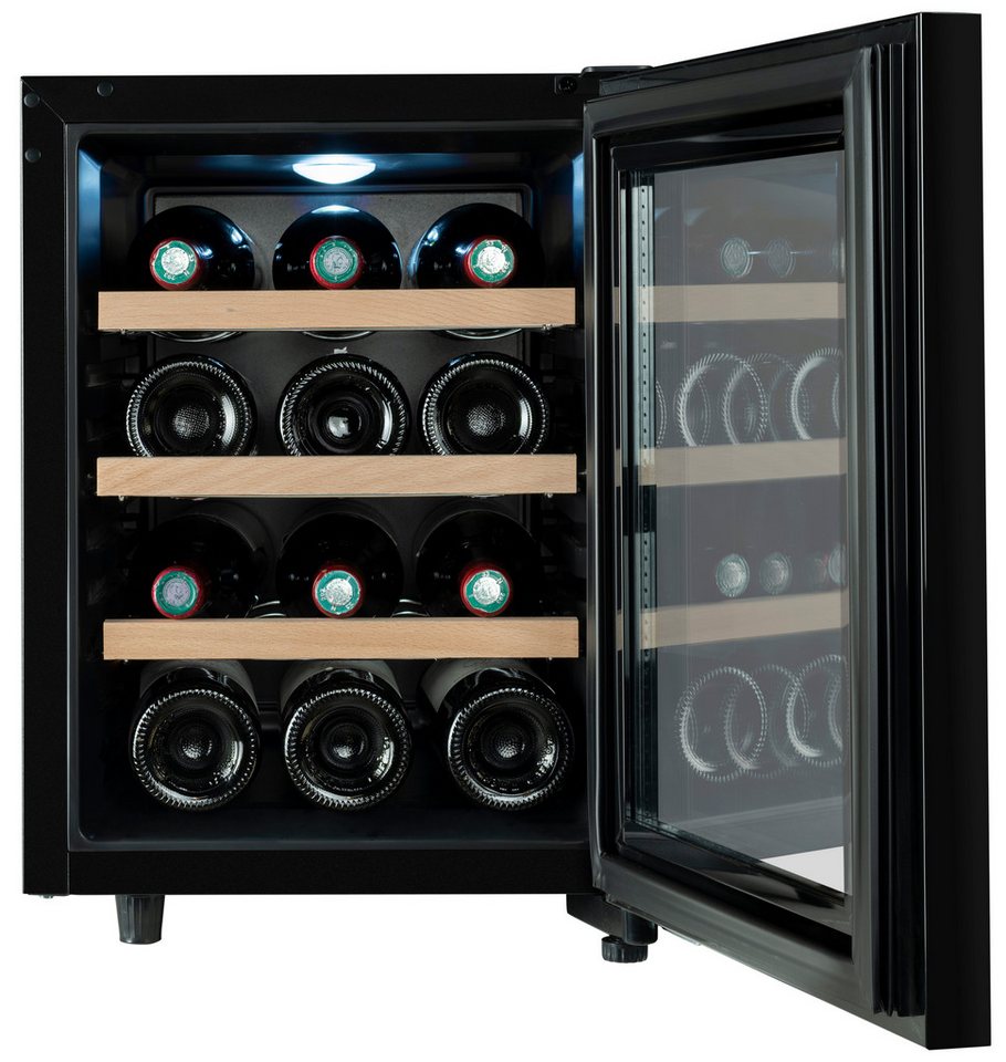 CLIMADIFF Weintemperierschrank CUVEE12, für 12 Standardflaschen á 0,75l,Ultra-Leise, sehr kompakt Bild 5
